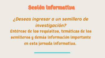 La sesión informativa es hibrida